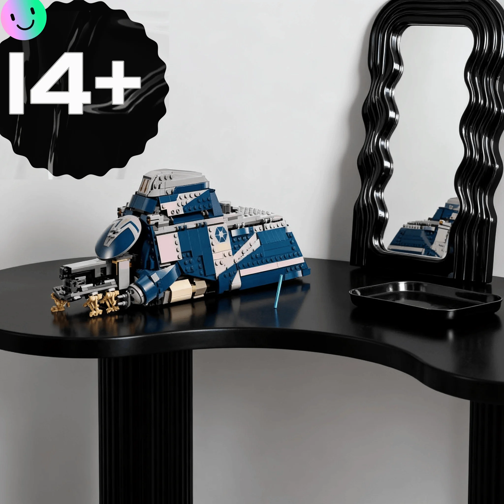 Home decoration creative blue robot 2026 new technology modular assembly mechanical brick assembly toy desktop decoration adult
Home decoration creative blue robot 2026 new technology modular assembly mechanical brick assembly toy desktop decoration adult