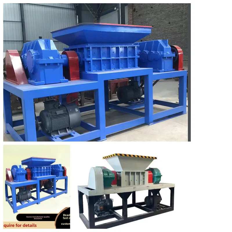 Double Shaft Roller Plastic Metal Crusher Waste Tire Wood Garbage Treatment Equipment Shredder Crusher, Scrap Steel Crusher
Double Shaft Roller Plastic Metal Crusher Waste Tire Wood Garbage Treatment Equipment Shredder Crusher, Scrap Steel Crusher