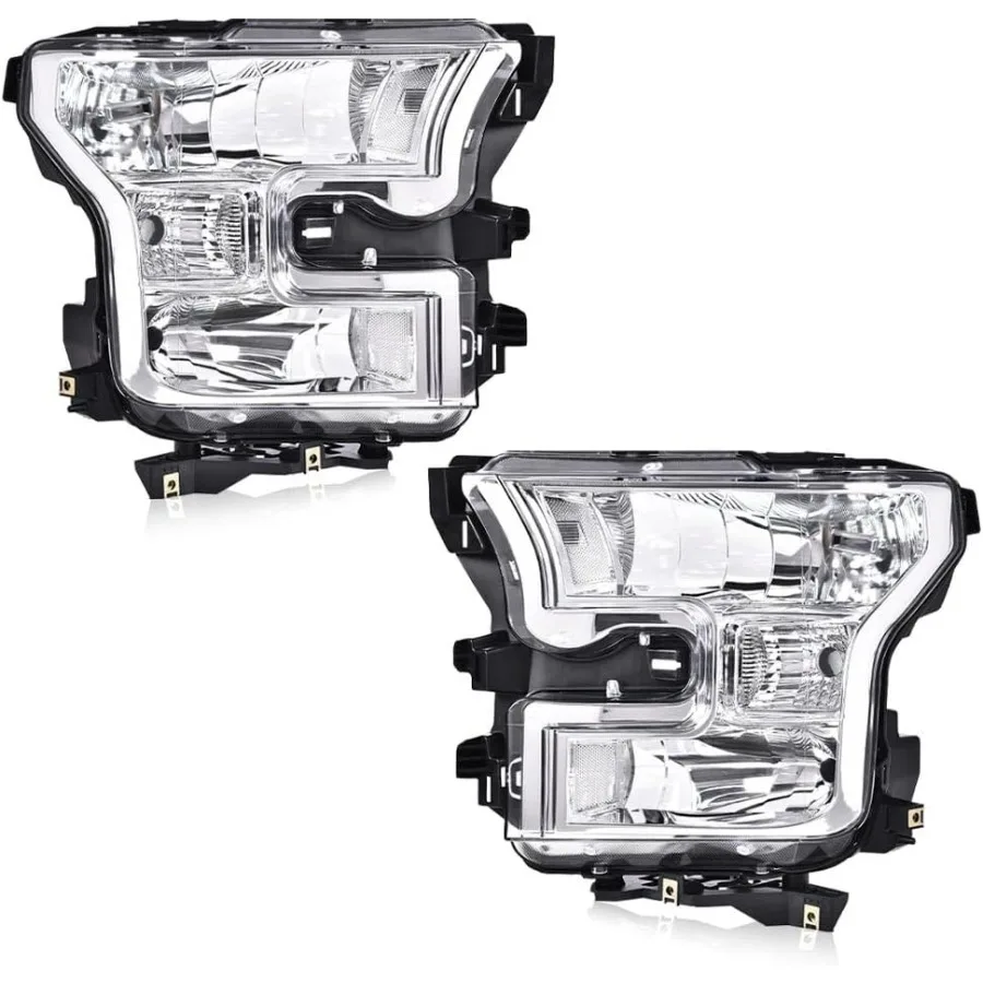 Headlights Assembly Pair Front Headlamp Compatible with Ford F150 2015 2016 2017 Headlamps(Do not compatible with models with LE
Headlights Assembly Pair Front Headlamp Compatible with Ford F150 2015 2016 2017 Headlamps(Do not compatible with models with LE