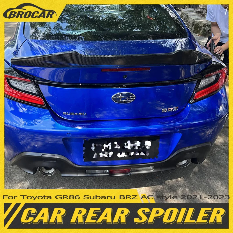 New design For Toyota GR86 Subaru BRZ spoiler AC style 2021-2023 genuine carbon fiber /FRP rear spoiler trunk lip modification
New design For Toyota GR86 Subaru BRZ spoiler AC style 2021-2023 genuine carbon fiber /FRP rear spoiler trunk lip modification