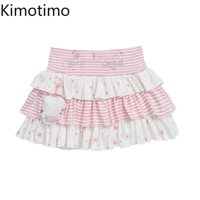 Kimotimo Sweet Star Print Patchwork Striped Cake Skirt Women Summer Waist Fluffy A-line Mini Skirts Vintage Y2k Falda Aesthetic
Kimotimo Sweet Star Print Patchwork Striped Cake Skirt Women Summer Waist Fluffy A-line Mini Skirts Vintage Y2k Falda Aesthetic