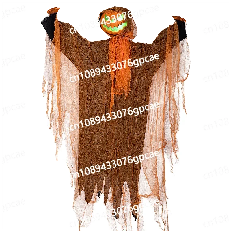 Pumpkin Hanging Ghost Decoration Induction Luminous Turn Head Pendant, Scenic Bar Haunted House Decoration Props New Models
Pumpkin Hanging Ghost Decoration Induction Luminous Turn Head Pendant, Scenic Bar Haunted House Decoration Props New Models