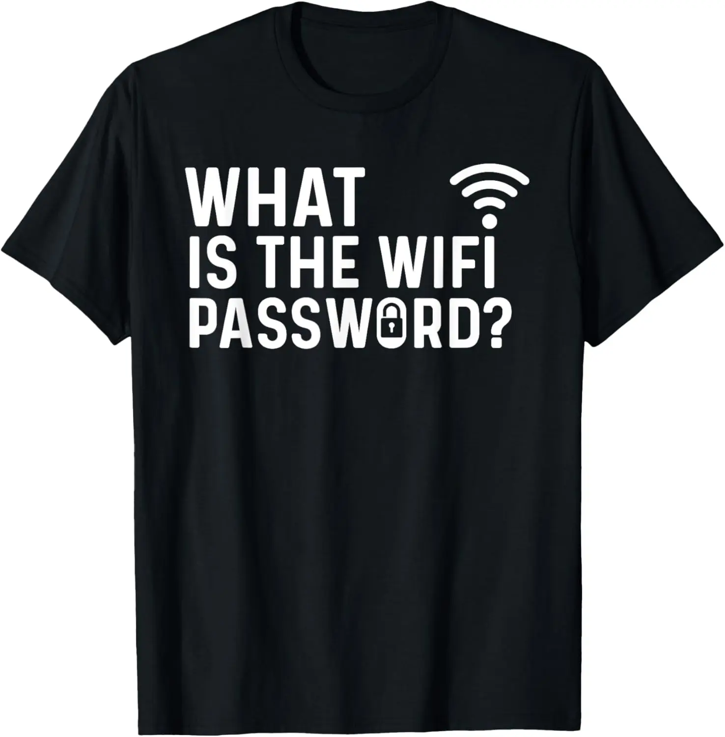 Забавный дизайн пароля Wi-Fi для мужчин и женщин Интернет Wi-Fi компьютерная футболка
Забавный дизайн пароля Wi-Fi для мужчин и женщин Интернет Wi-Fi компьютерная футболка