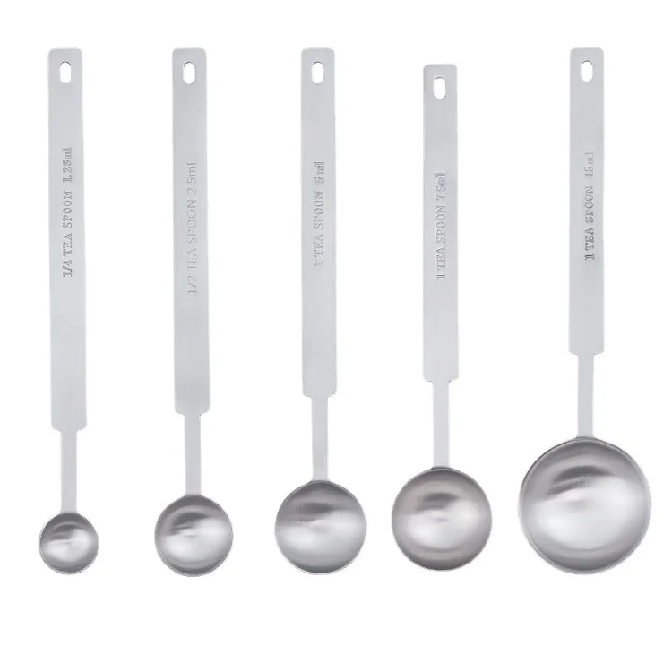 CX 5-piece measuring spoon stainless steel with scale roasting gram coffee milk powder, measuring spoon
CX 5-piece measuring spoon stainless steel with scale roasting gram coffee milk powder, measuring spoon