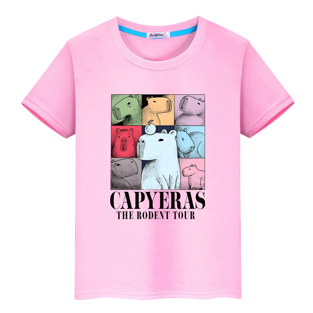 Capybara print t shirt for kids boy 10year 100%Cotton anime Short Cute Tops Kawaii Tees y2k one piece pride tshirt girls clothes
Capybara print t shirt for kids boy 10year 100%Cotton anime Short Cute Tops Kawaii Tees y2k one piece pride tshirt girls clothes