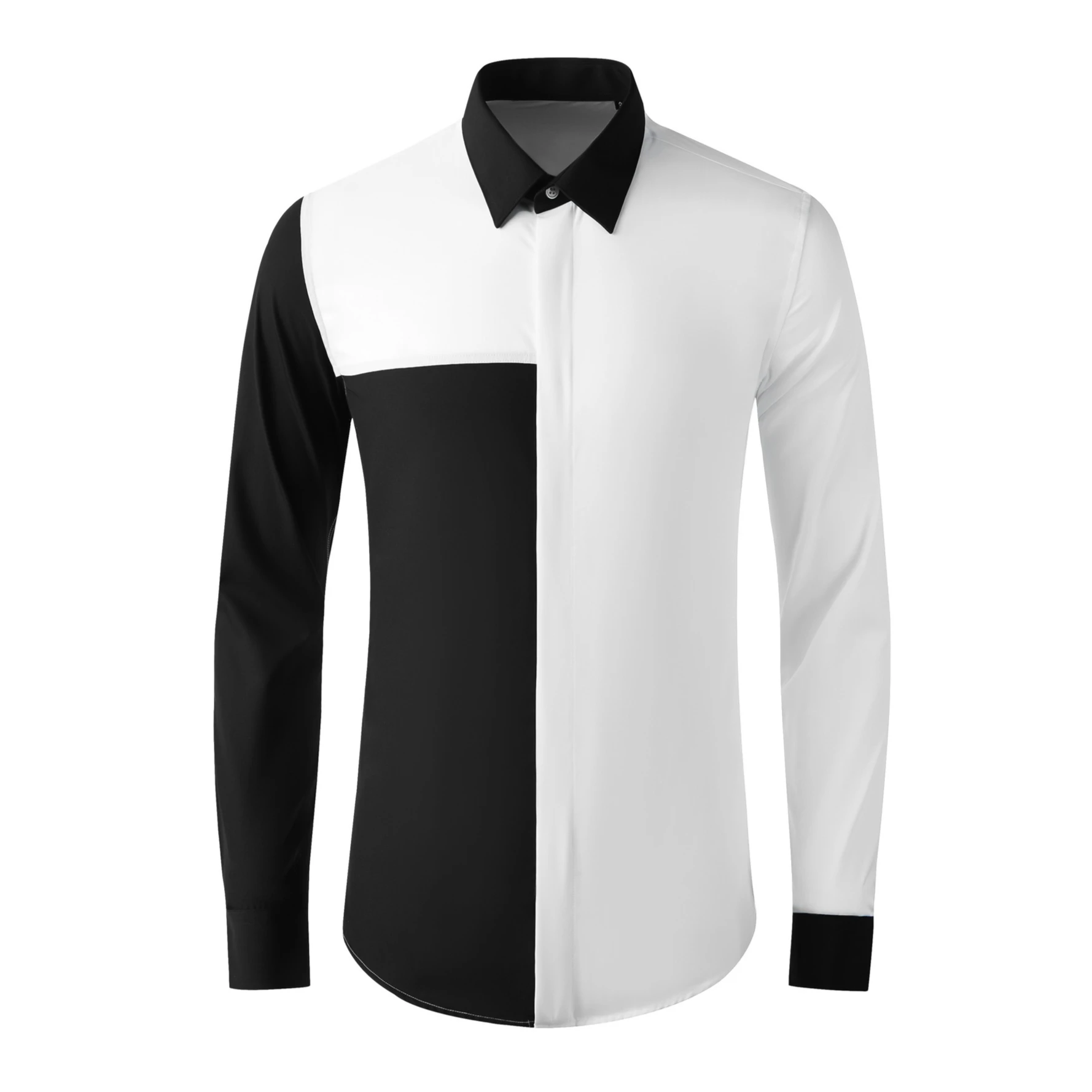 Trendy Splicing Long Sleeved Shirt for Men Luxury Cotton Casual Business Formal Shirt Slim Fit Versatile Social Banquet Shirts
Trendy Splicing Long Sleeved Shirt for Men Luxury Cotton Casual Business Formal Shirt Slim Fit Versatile Social Banquet Shirts