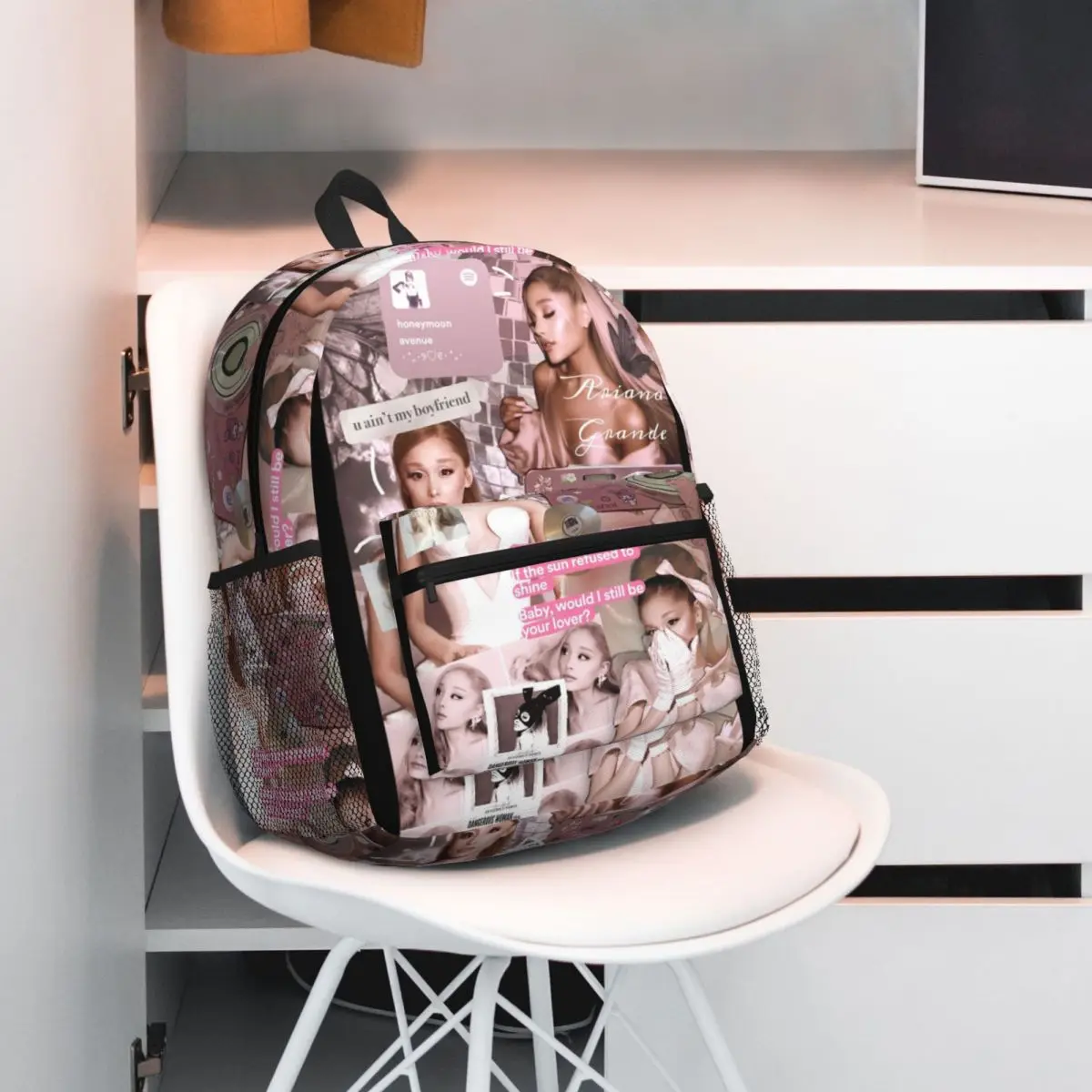 Ariana Grande Backpack Daypack Large Capacity Children BookBag School Bag Shoulder Bags for Men Women
Ariana Grande Backpack Daypack Large Capacity Children BookBag School Bag Shoulder Bags for Men Women