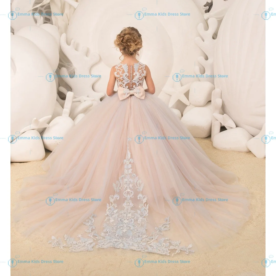 Drois Custom Children's Princess Tulle Dress Flower Girl Gown with Beaded Bow Wedding Birthday Party First Communion Dress
Drois Custom Children's Princess Tulle Dress Flower Girl Gown with Beaded Bow Wedding Birthday Party First Communion Dress
