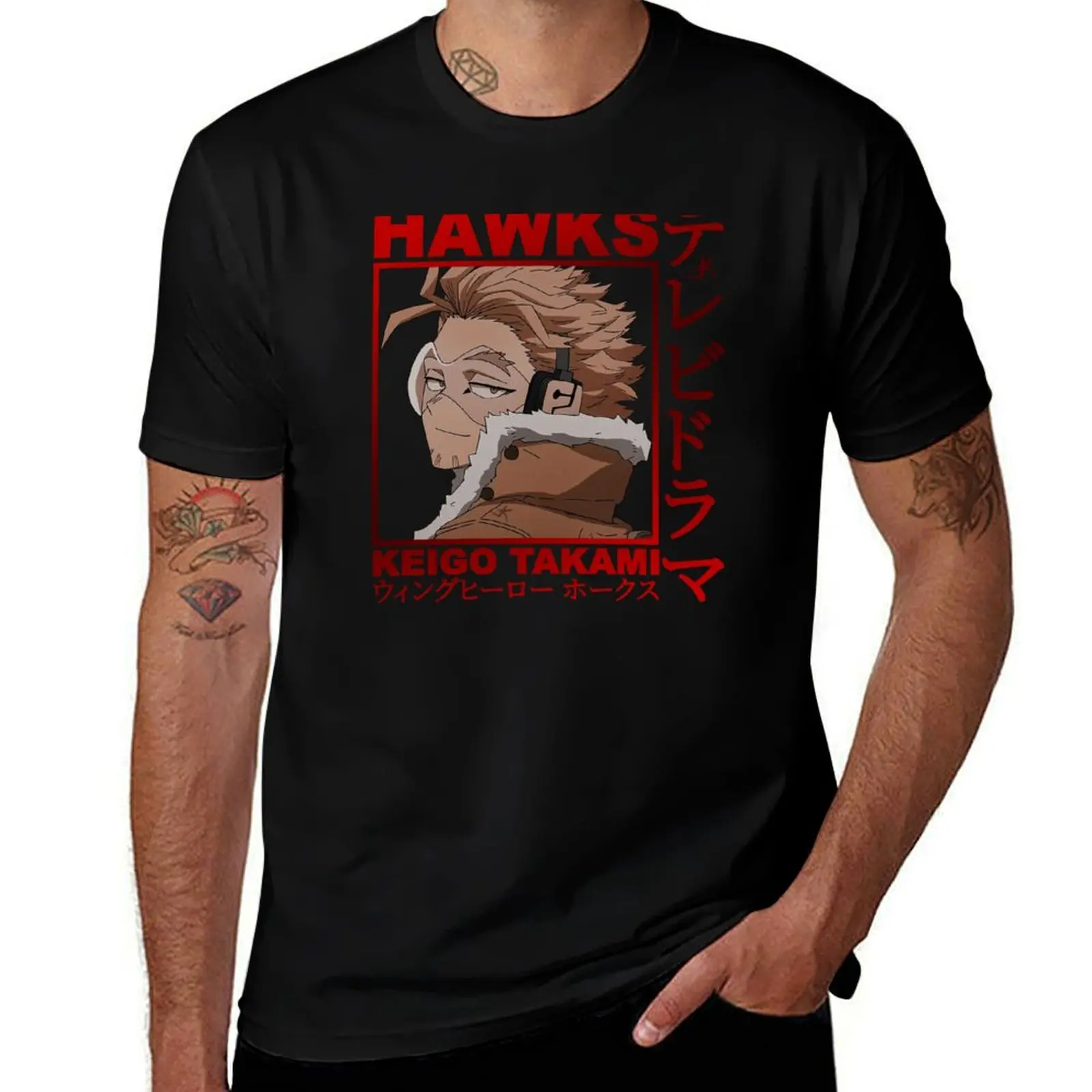 Hawks Keigo Takami MHA T-Shirt Holiday Casual Short Sleeve Top
Hawks Keigo Takami MHA T-Shirt Holiday Casual Short Sleeve Top