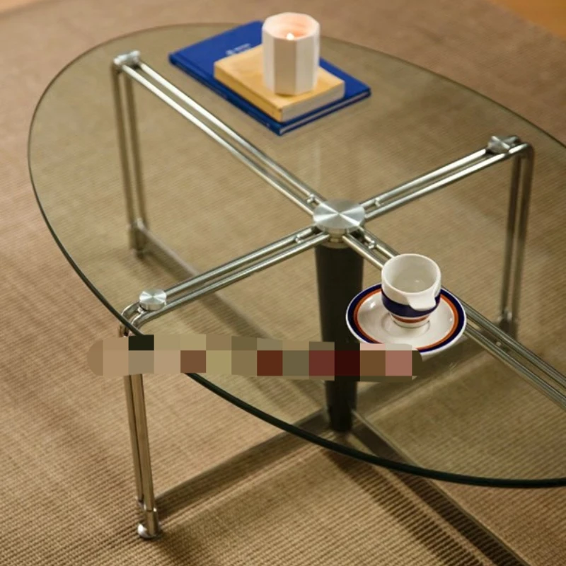 Medieval tempered transparent glass coffee retro small apartment oval tea very simple modern living room low coffee table
Medieval tempered transparent glass coffee retro small apartment oval tea very simple modern living room low coffee table