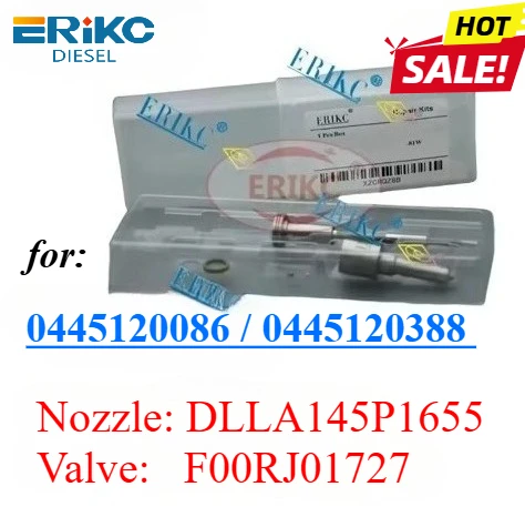 0445120086 0445120388 Common Rail Injector repair kit nozzle DLLA145P1655 valve F00RJ01727 for Bosch WEICHAI 612630090001
0445120086 0445120388 Common Rail Injector repair kit nozzle DLLA145P1655 valve F00RJ01727 for Bosch WEICHAI 612630090001