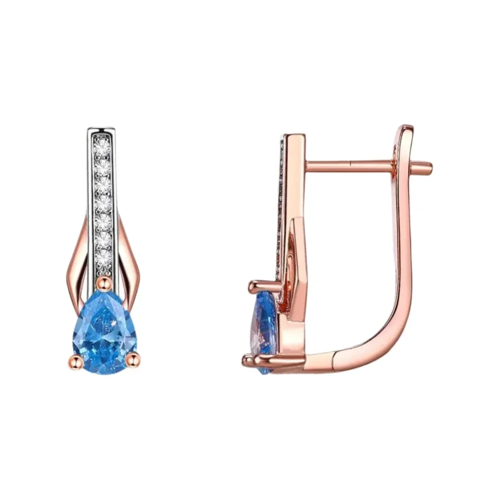 Umcho Rose Gold Earrings Fashion Simple Navy Large Zircon Party Earrings
Umcho Rose Gold Earrings Fashion Simple Navy Large Zircon Party Earrings