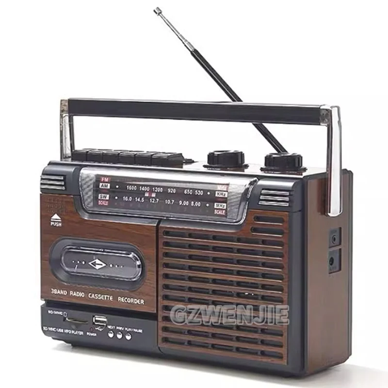 Винтажный портативный домашний радиокассетный плеер FM AM SW радио USB кассетный рекордер аудио музыкальный плеер для пожилых людей
Винтажный портативный домашний радиокассетный плеер FM AM SW радио USB кассетный рекордер аудио музыкальный плеер для пожилых людей