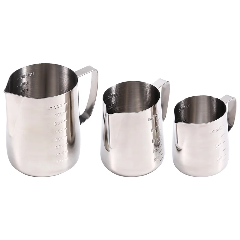 A36T-Milk Frothing Cup Coffee Latte Container Metal Pot Measuring Cup Coffee Latte Mug Coffee Utensils
A36T-Milk Frothing Cup Coffee Latte Container Metal Pot Measuring Cup Coffee Latte Mug Coffee Utensils