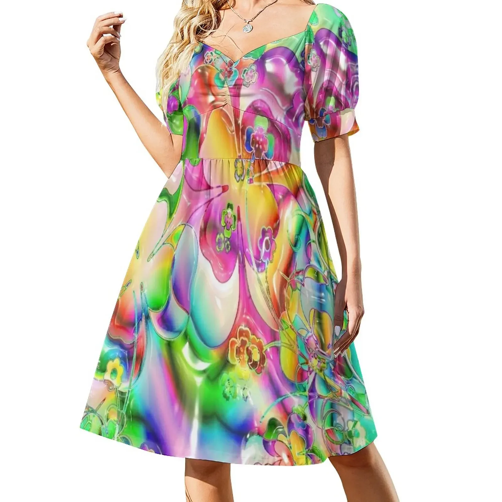 Rainbow Clover Heart Pattern Short-Sleeved Dress summer dresses for women 2025 Dance dresses clothes
Rainbow Clover Heart Pattern Short-Sleeved Dress summer dresses for women 2025 Dance dresses clothes
