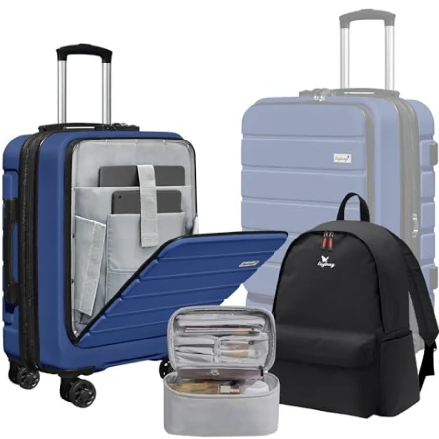 Explorer 20 Inch Carry On - Hardshell Suitcases with Front Pocket
Explorer 20 Inch Carry On - Hardshell Suitcases with Front Pocket