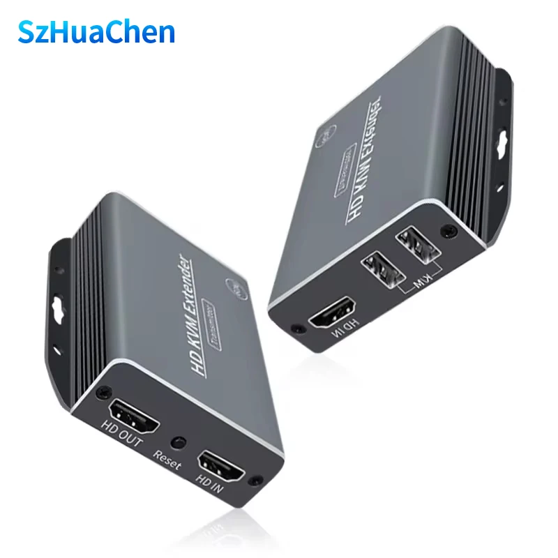 KVM Extender 60M 1080P HDMI-compatible Over cat5e/6 Ethernet RJ45 LAN Cable USB-A Keyboard Mouse KVM Video Extend TX RX Adapter
KVM Extender 60M 1080P HDMI-compatible Over cat5e/6 Ethernet RJ45 LAN Cable USB-A Keyboard Mouse KVM Video Extend TX RX Adapter