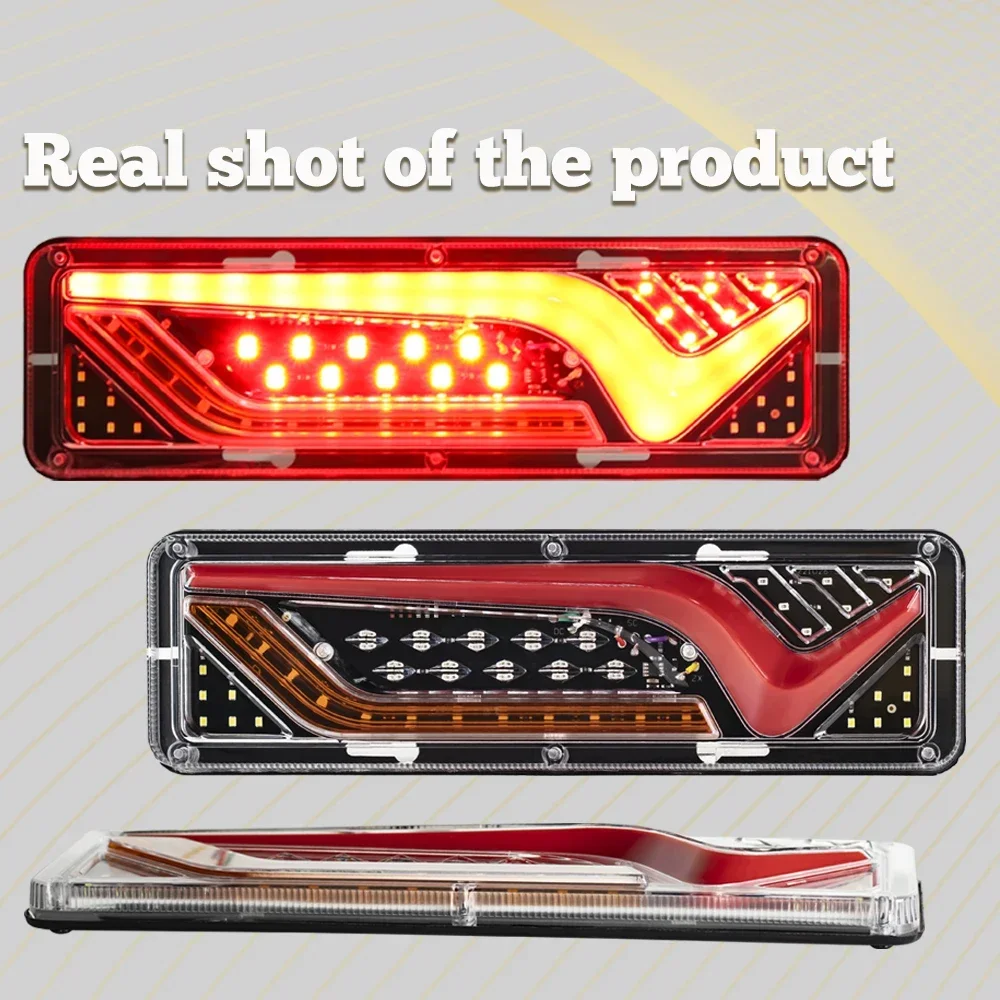 Pop 2Pcs Waterproof 12V-24V Trailer Truck LED Rear Taillight Boat RV Caravan Van Flow Steering Brake Reversing Traffic Tail Lamp
Pop 2Pcs Waterproof 12V-24V Trailer Truck LED Rear Taillight Boat RV Caravan Van Flow Steering Brake Reversing Traffic Tail Lamp
