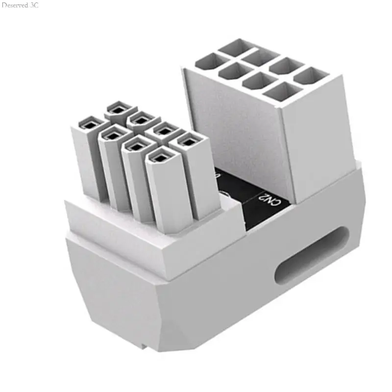 CPU 8Pin Power Connector Adapter 180 Degree Connector for Desktop Graphics Card
CPU 8Pin Power Connector Adapter 180 Degree Connector for Desktop Graphics Card