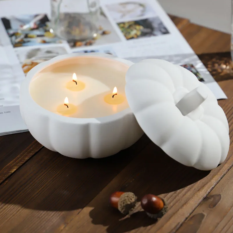 500ml Pumpkin Ceramic Candle Empty Cup DIY Candle Jar Aromatherapy Candle Cup Ornament M
500ml Pumpkin Ceramic Candle Empty Cup DIY Candle Jar Aromatherapy Candle Cup Ornament M
