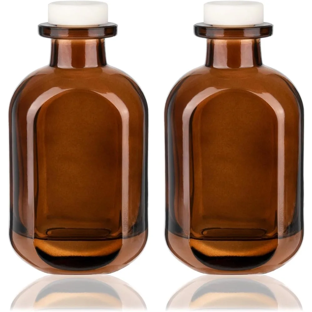 2 Pack 5oz/150ml Glass Reed Diffuser Bottles - Refillable Aromatherapy Storage Containers (Brown)
2 Pack 5oz/150ml Glass Reed Diffuser Bottles - Refillable Aromatherapy Storage Containers (Brown)