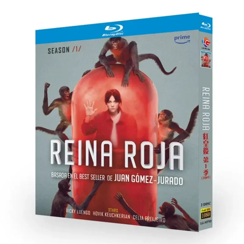 BD Blu-ray Disc Red Queen Season 1 Spanish Drama 1080p DVD Box Set with Chinese and English Subtitles
BD Blu-ray Disc Red Queen Season 1 Spanish Drama 1080p DVD Box Set with Chinese and English Subtitles