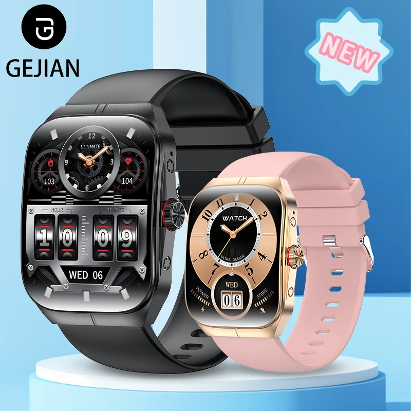 GEJIAN Men's Smart 5.3 Bluetooth Call Watch 1.95-inch 410 * 502 Resolution LED HD Screen Multiple Sports Modes Smart Watch
GEJIAN Men's Smart 5.3 Bluetooth Call Watch 1.95-inch 410 * 502 Resolution LED HD Screen Multiple Sports Modes Smart Watch