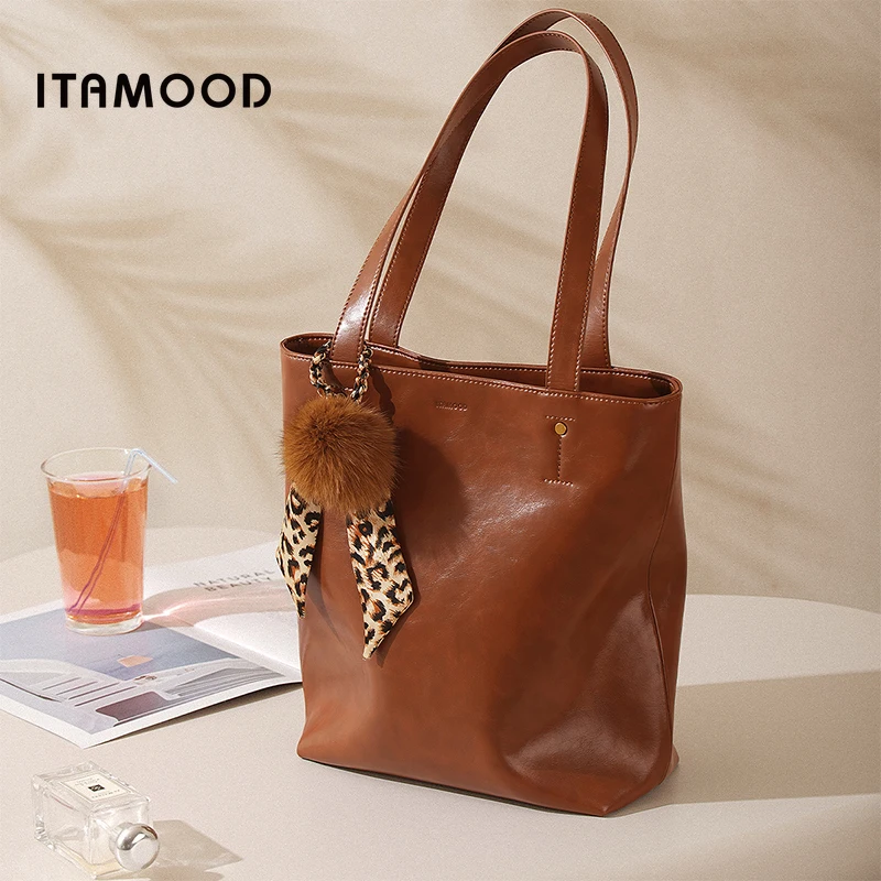ITAMOOD Large Tote Bucket Bag for Women 2025 New Autumn Luxury Retro Underarm Computer Handbag for Commuter Back To School Gift
ITAMOOD Large Tote Bucket Bag for Women 2025 New Autumn Luxury Retro Underarm Computer Handbag for Commuter Back To School Gift