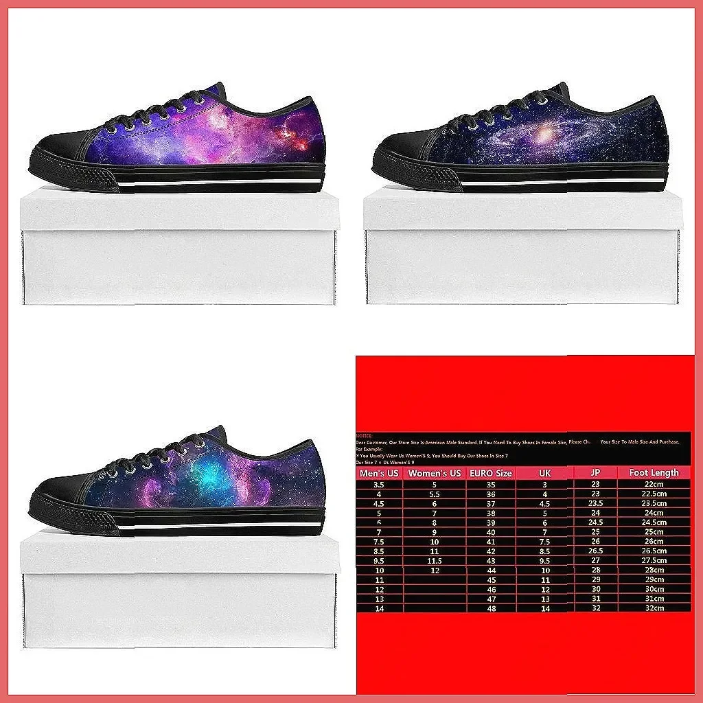 Custom for Galaxy Celestial Low Top Canvas Sneakers for Men Women, Casual Couple Shoes
Custom for Galaxy Celestial Low Top Canvas Sneakers for Men Women, Casual Couple Shoes