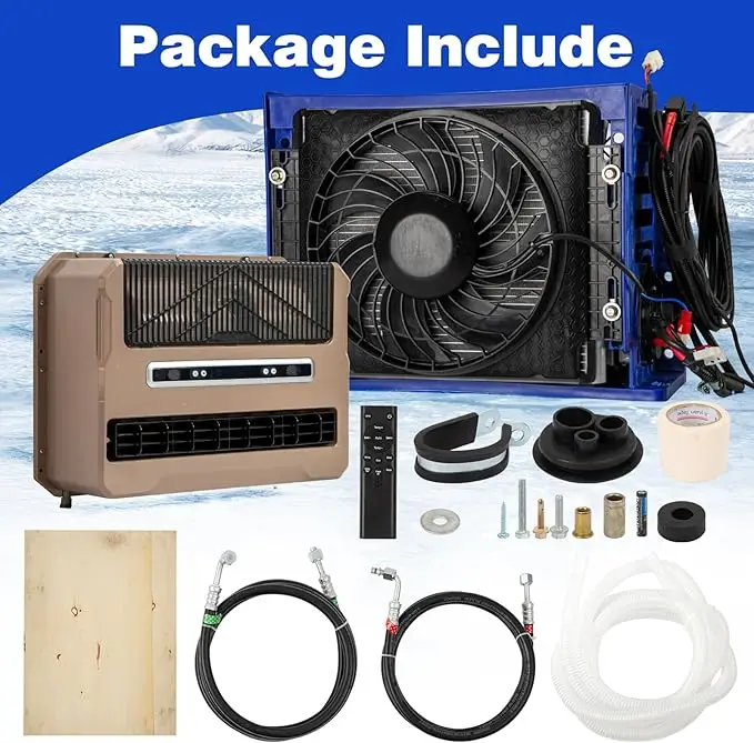 TELCOOL 24V Truck air Conditioner Silent DC air Conditioner Unit for Agricultural Vehicles, Trailers, Excavators, Vans, Trucks
TELCOOL 24V Truck air Conditioner Silent DC air Conditioner Unit for Agricultural Vehicles, Trailers, Excavators, Vans, Trucks