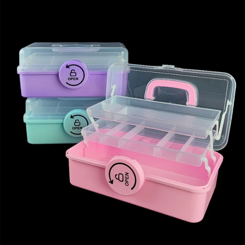 Children's Hair Accessories Storage Box With Handle 3 Layers Cute Girl Head Rope Hairpin Storage Organizer Princess Jewelry Box
Children's Hair Accessories Storage Box With Handle 3 Layers Cute Girl Head Rope Hairpin Storage Organizer Princess Jewelry Box