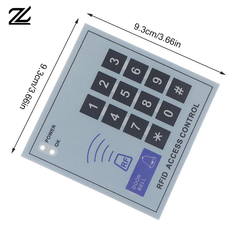 Keypad Mask Panel Coating Enhanced Durability for IC ID Access Control Device
Keypad Mask Panel Coating Enhanced Durability for IC ID Access Control Device