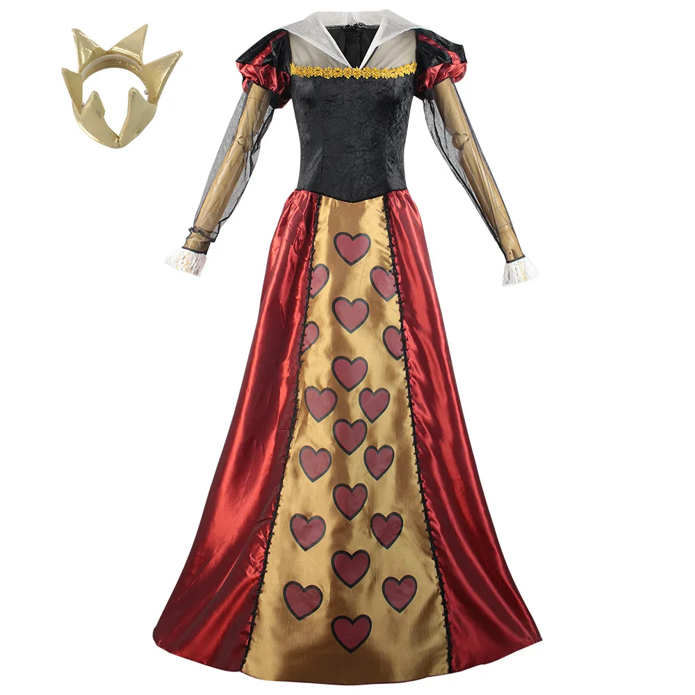 Alice in Wonderland Red Queen Cos Suit, King and Queen Play Suit, Stage Drama Role Performance Suit
Alice in Wonderland Red Queen Cos Suit, King and Queen Play Suit, Stage Drama Role Performance Suit