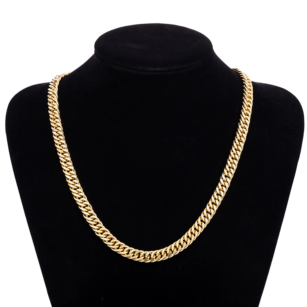 Men Chain Necklace Stainless Steel Gold Ion Plated Link Jewelry Fashion Casual Party Prom Bridal Office Gift
Men Chain Necklace Stainless Steel Gold Ion Plated Link Jewelry Fashion Casual Party Prom Bridal Office Gift