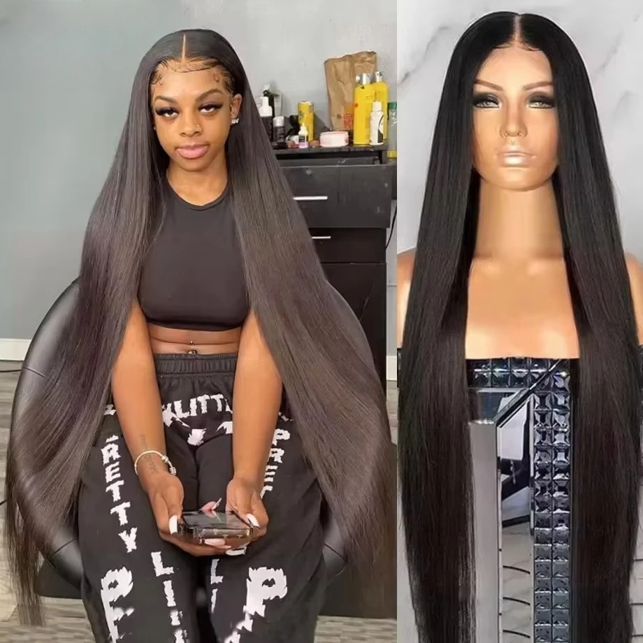 30 40 Inch Straight 13x6 HD Lace Front Wig Brazilian Frontal pre plucked Straight Wigs For Women Choice Human Hair 250 Density
30 40 Inch Straight 13x6 HD Lace Front Wig Brazilian Frontal pre plucked Straight Wigs For Women Choice Human Hair 250 Density