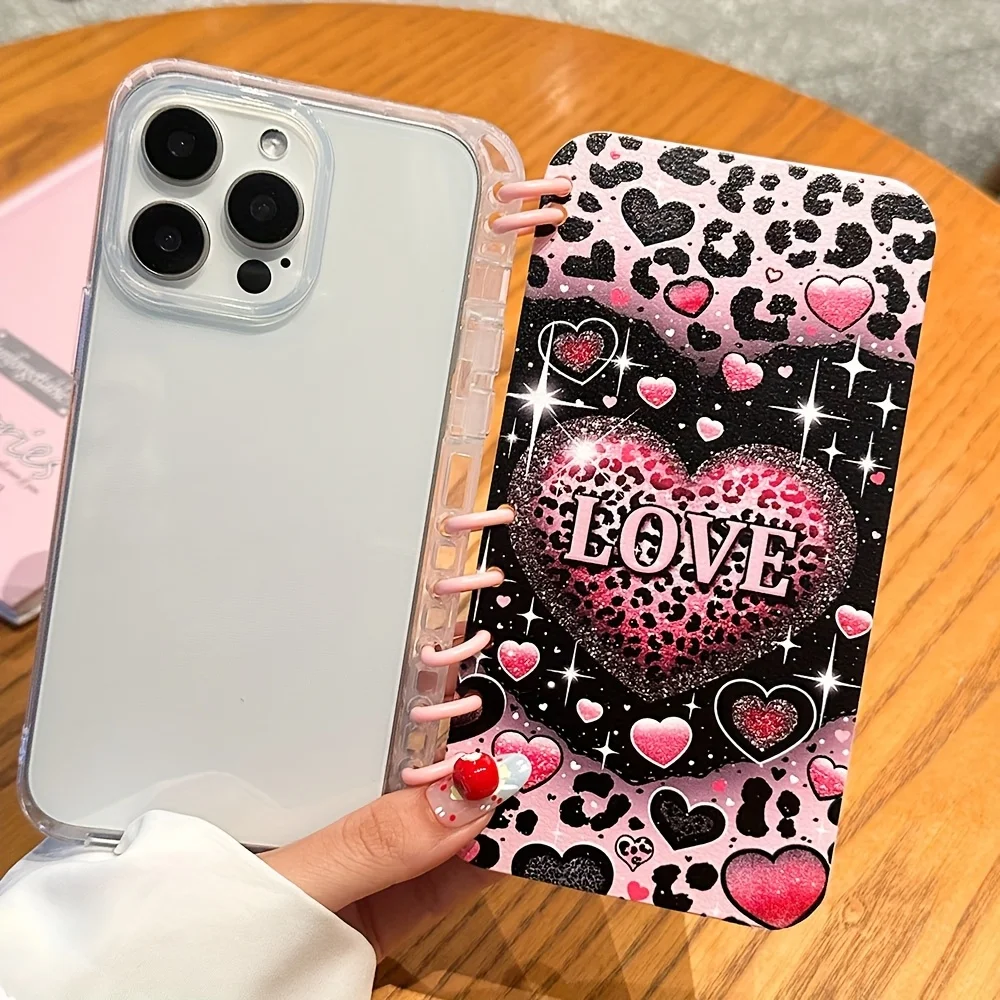 Heart shaped and leopard print flip style phone case suitable for iPhone17 16 15 14 13 12 11Pro/Max/Plus anti drop andshockproof
Heart shaped and leopard print flip style phone case suitable for iPhone17 16 15 14 13 12 11Pro/Max/Plus anti drop andshockproof