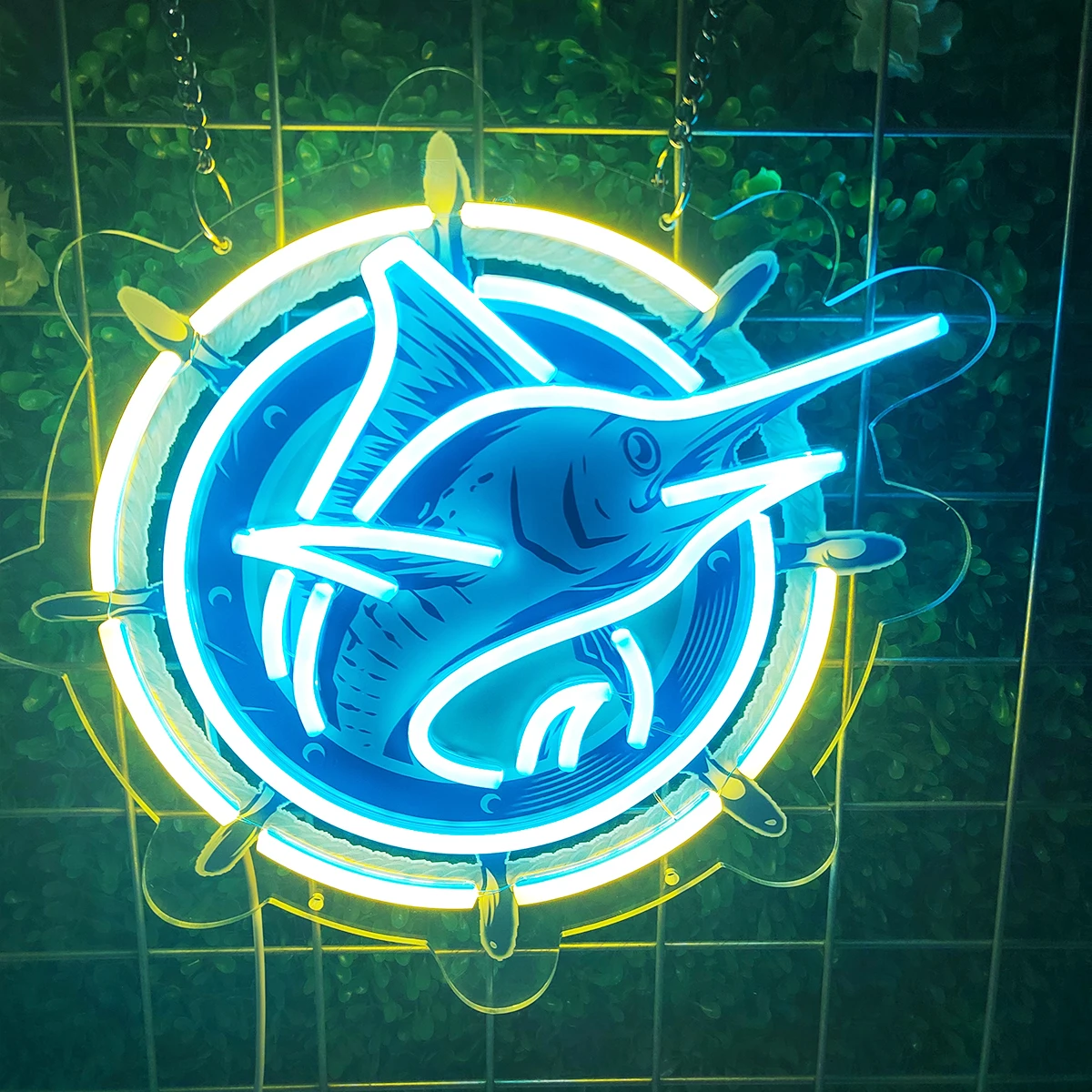 Неоновая вывеска Marlin Fish с регулируемой яркостью, светодиодная неоновая вывеска для декора стен, вечеринки, клуба, бара, отеля, декор комнаты, неоновая лампа на день рождения, художественные подарки
Неоновая вывеска Marlin Fish с регулируемой яркостью, светодиодная неоновая вывеска для декора стен, вечеринки, клуба, бара, отеля, декор комнаты, неоновая лампа на день рождения, художественные подарки