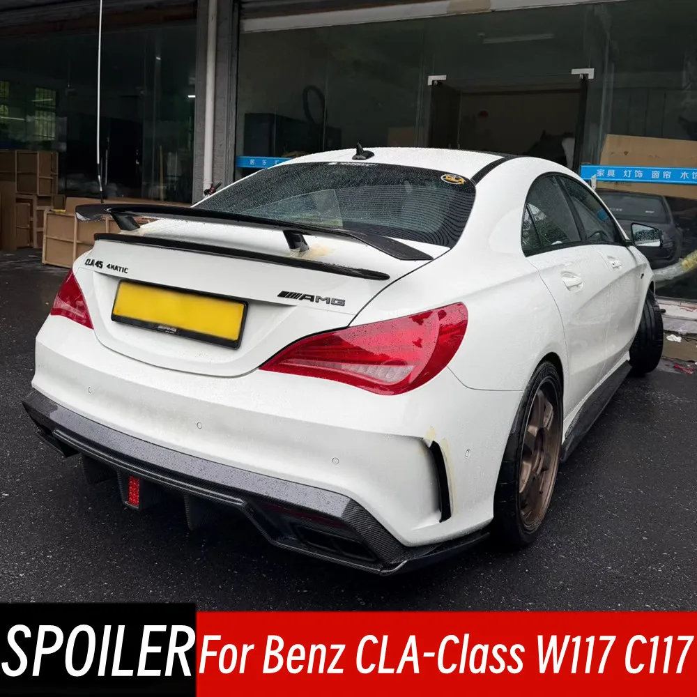 For 2013-2018 Benz CLA-Class W117 C117 CLA200 CLA250 CLA260 CLA45 Carbon Fibe Rear Trunk Lid Spoiler Wings Car Accessorie Part
For 2013-2018 Benz CLA-Class W117 C117 CLA200 CLA250 CLA260 CLA45 Carbon Fibe Rear Trunk Lid Spoiler Wings Car Accessorie Part