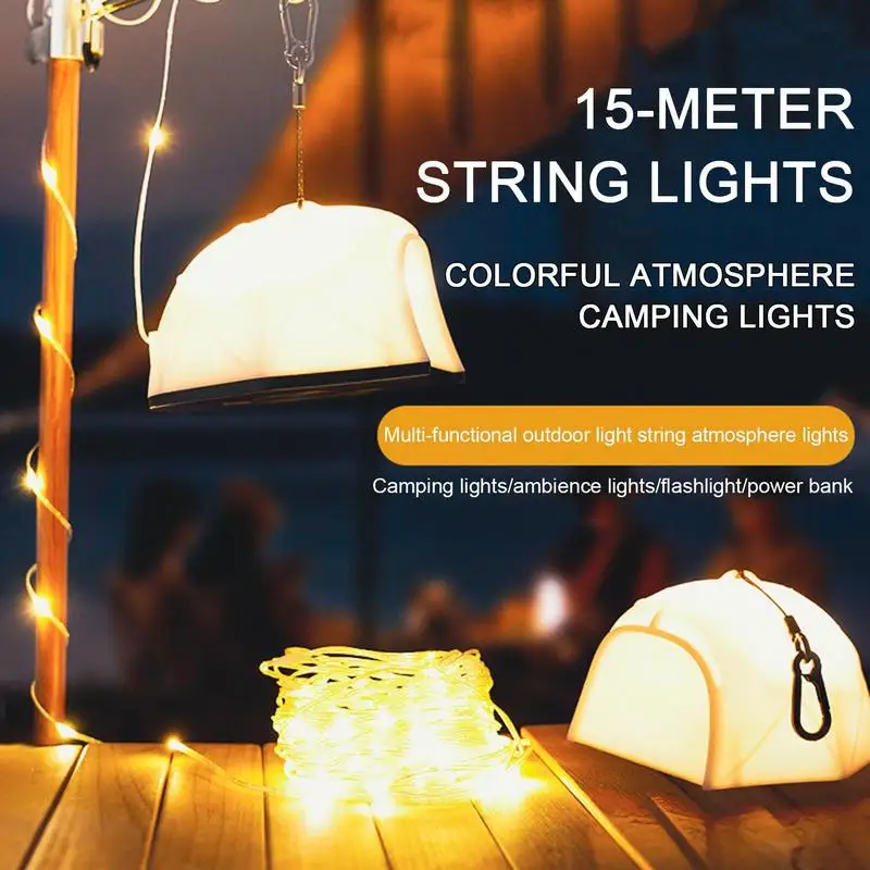 Outdoor String Lights Holiday Decor Waterproof Fairy String Lights Decorative String Light With 6 Lighting Modes For Camping
Outdoor String Lights Holiday Decor Waterproof Fairy String Lights Decorative String Light With 6 Lighting Modes For Camping