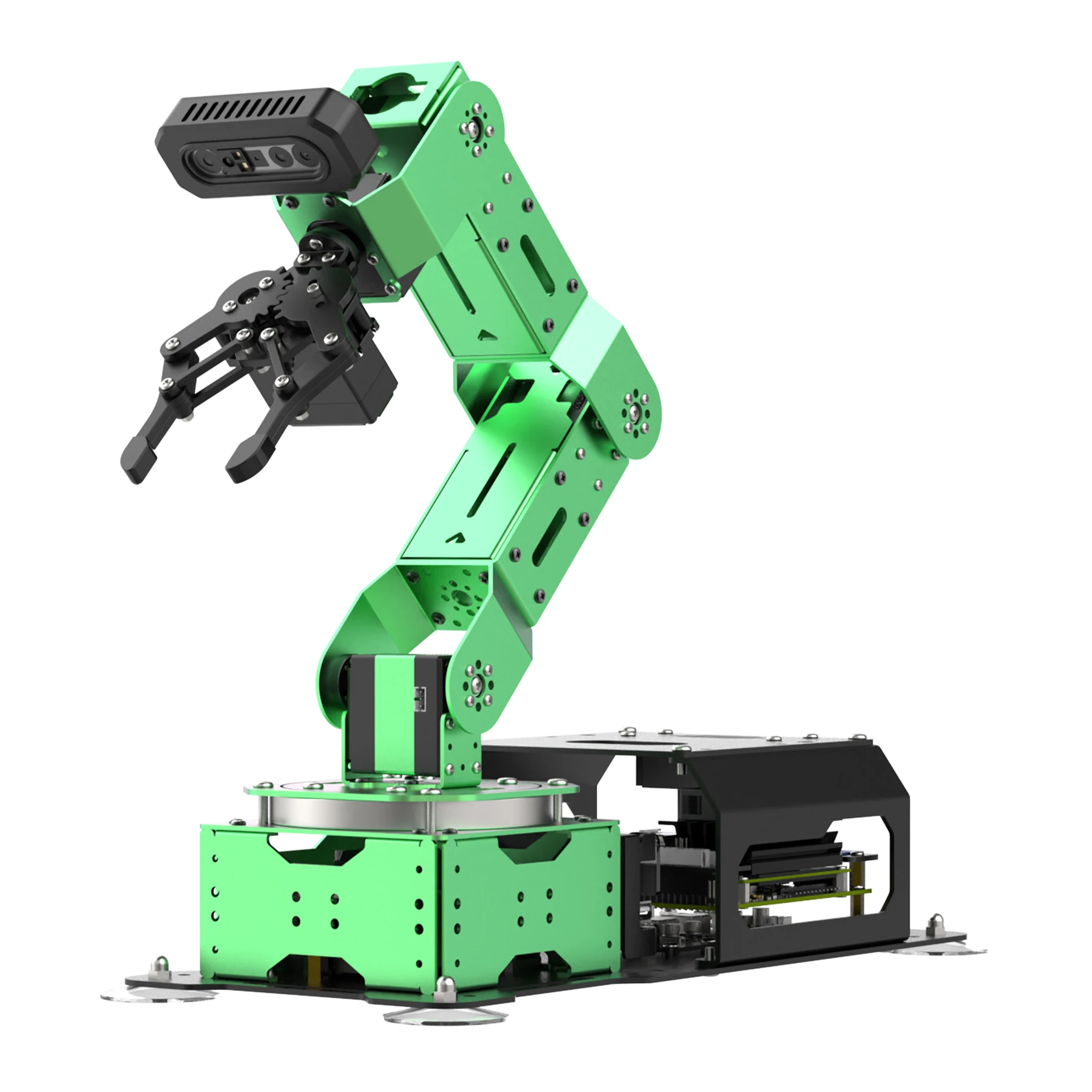 Jetson Nano Robotic Arm Programming Educational Smart & Flexible Robot Arm Support Python/C/C++/JavaScript, JetArm Robotic Arm
Jetson Nano Robotic Arm Programming Educational Smart & Flexible Robot Arm Support Python/C/C++/JavaScript, JetArm Robotic Arm