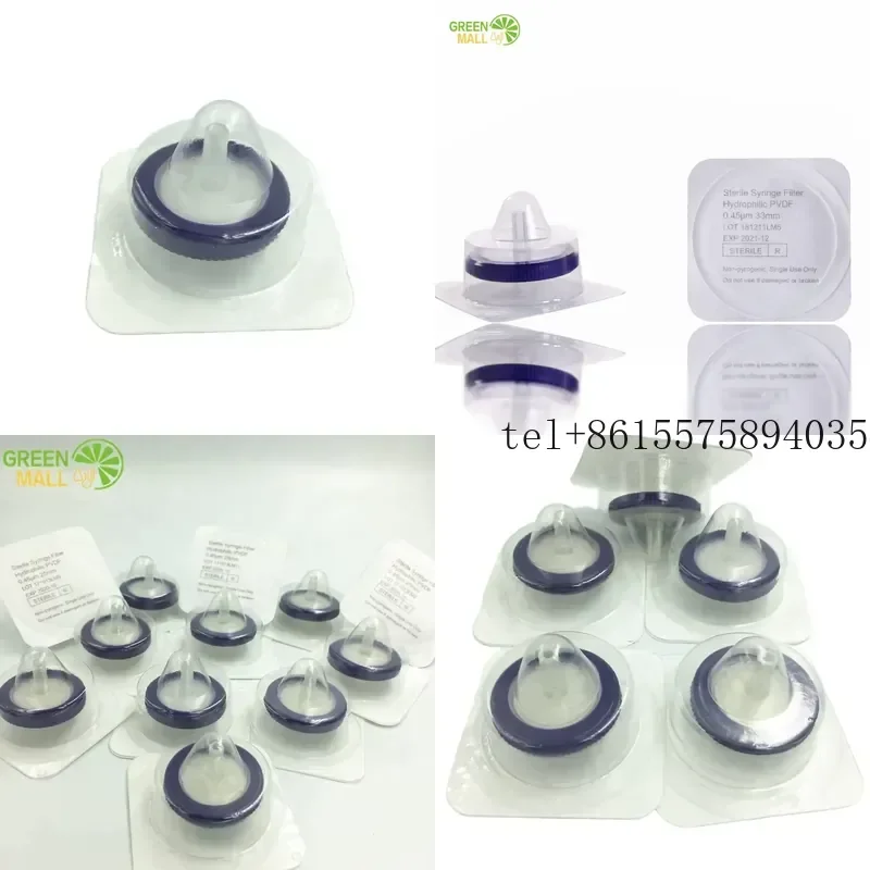 Hot China 25mm 0.45 0.22micron Hydrophilic PVDF Sterile Filter for Lab Use
Hot China 25mm 0.45 0.22micron Hydrophilic PVDF Sterile Filter for Lab Use