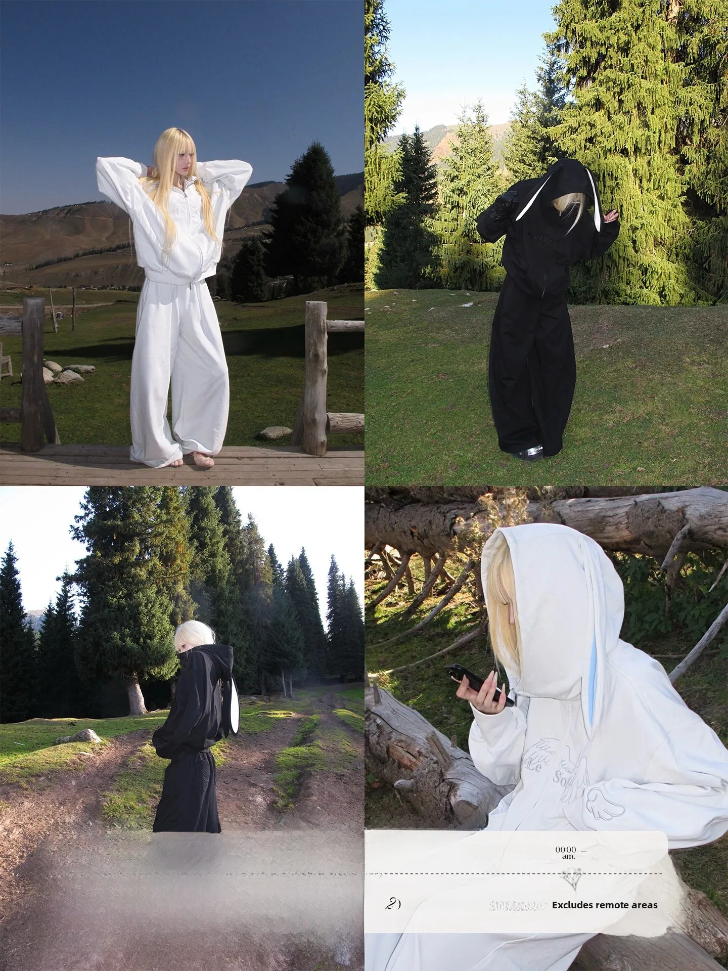 Rase Le Sol 'Miss Bunny' Hooded Sweatshirt Jacket Loose Wide Leg Pants Casual Set Women's Fashion Autumn Winter Spring Wear
Rase Le Sol 'Miss Bunny' Hooded Sweatshirt Jacket Loose Wide Leg Pants Casual Set Women's Fashion Autumn Winter Spring Wear
