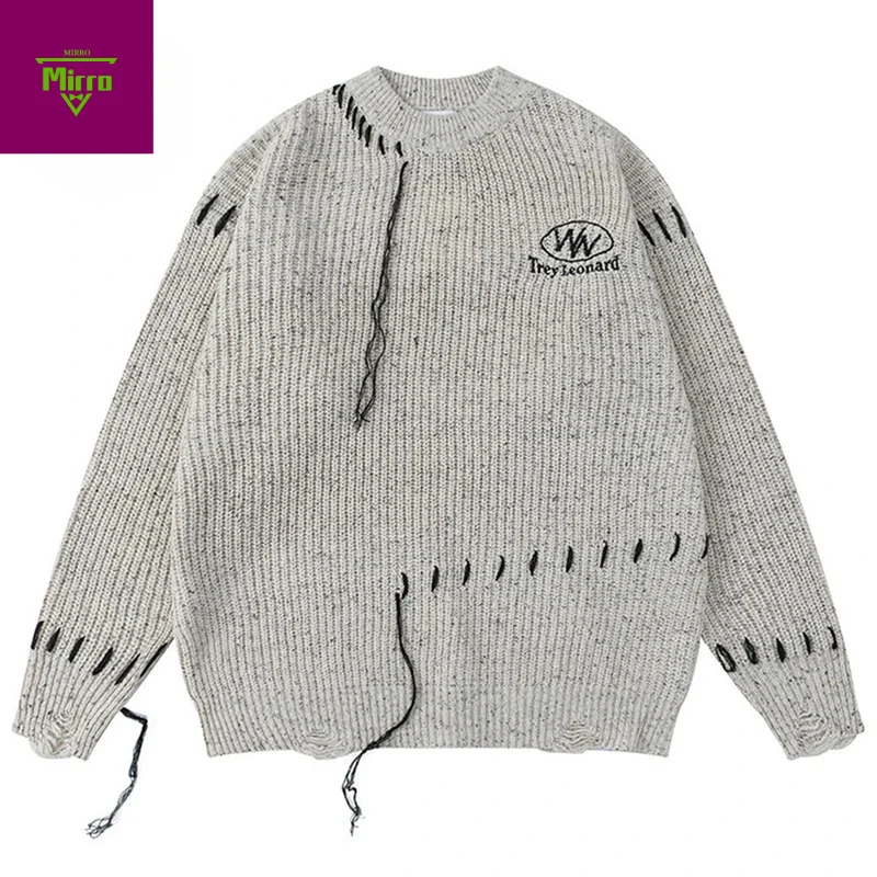 Men Y2K Sweaters Streetwear Harajuku Hip Hop Oversized Sweaters Knitted Jumpers Ripped Tassel Sweaters Knitwear
Men Y2K Sweaters Streetwear Harajuku Hip Hop Oversized Sweaters Knitted Jumpers Ripped Tassel Sweaters Knitwear