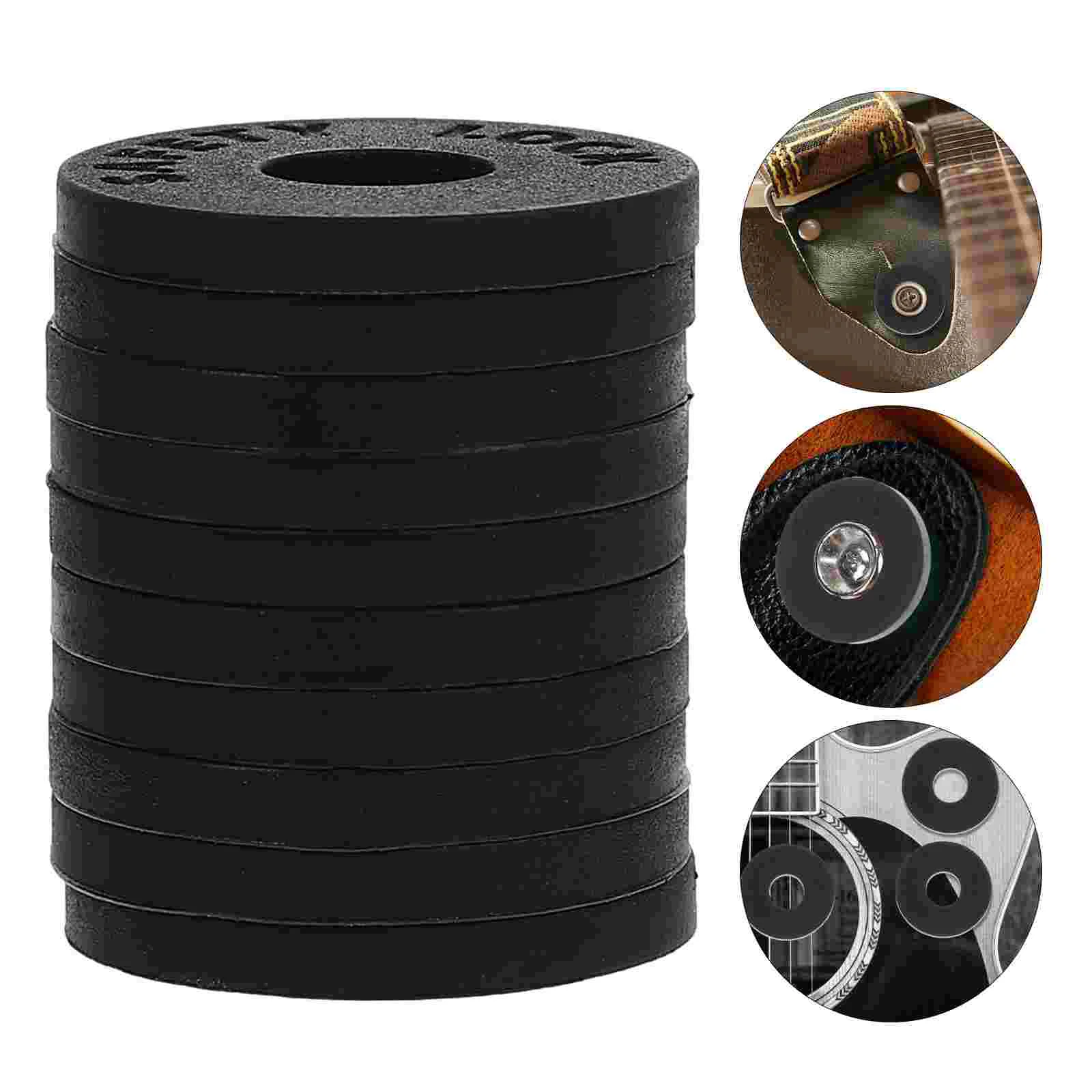 10pcs Strap Silicone Buckle Pads Non skid Black Anti Guitar Bass Protector Convenient Replacement Practical
10pcs Strap Silicone Buckle Pads Non skid Black Anti Guitar Bass Protector Convenient Replacement Practical