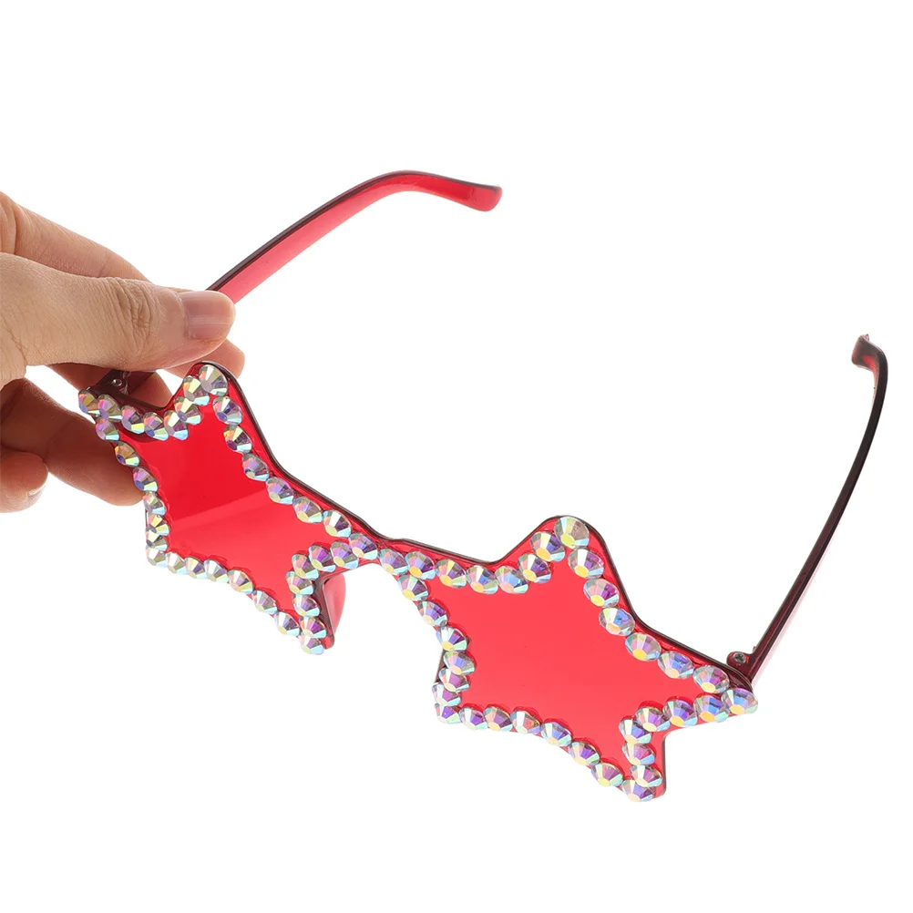 2Pcs Rhinestone Star Shape Sunglasses Lightweight Frameless Bling Sunglasses Uv Protection Fashion for Women Party Beach
2Pcs Rhinestone Star Shape Sunglasses Lightweight Frameless Bling Sunglasses Uv Protection Fashion for Women Party Beach
