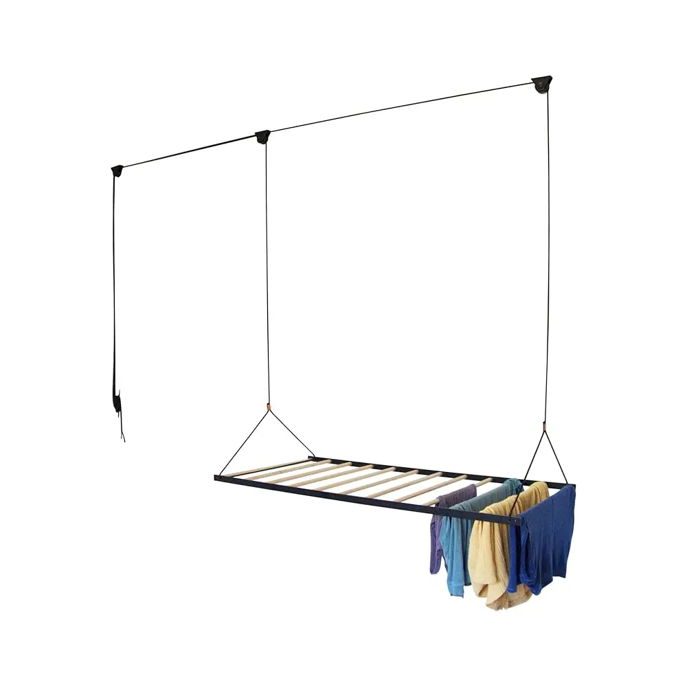 Free ShippingCeiling Laundry Drying Rack w/Pulley System (48 INCHES)
Free ShippingCeiling Laundry Drying Rack w/Pulley System (48 INCHES)