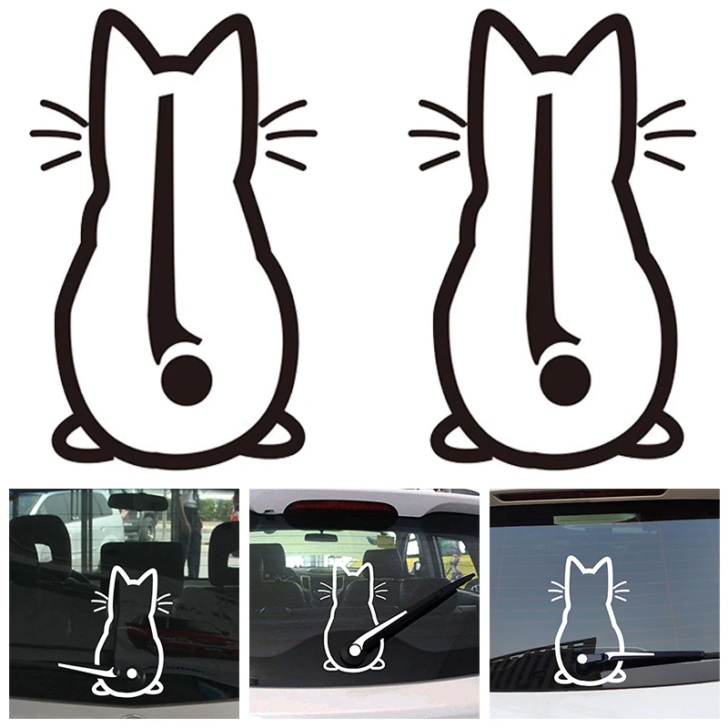 Car Stickers Rear Windshield Wiper Cat Decal Sticker Personality Auto Exterior Styling Decor Vinyl Decal Car Accessories 20x32cm
Car Stickers Rear Windshield Wiper Cat Decal Sticker Personality Auto Exterior Styling Decor Vinyl Decal Car Accessories 20x32cm