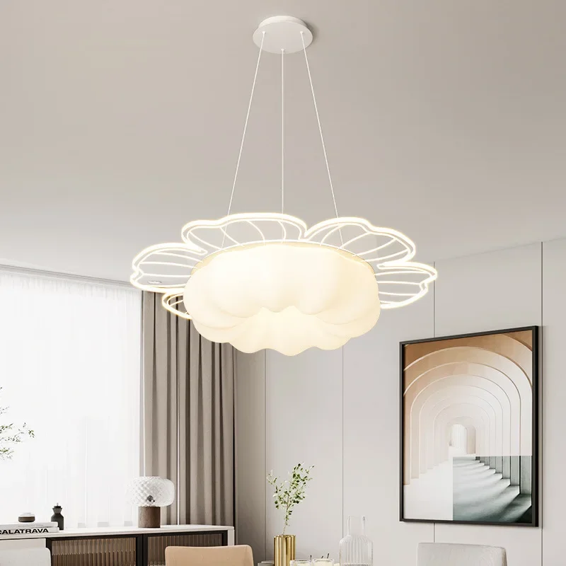 SANDYHA Nordic Flower Pendant Light White Cream Led Chandelier for Dining Living Bedroom Ceiling Hanging Lamp Home Decor
SANDYHA Nordic Flower Pendant Light White Cream Led Chandelier for Dining Living Bedroom Ceiling Hanging Lamp Home Decor