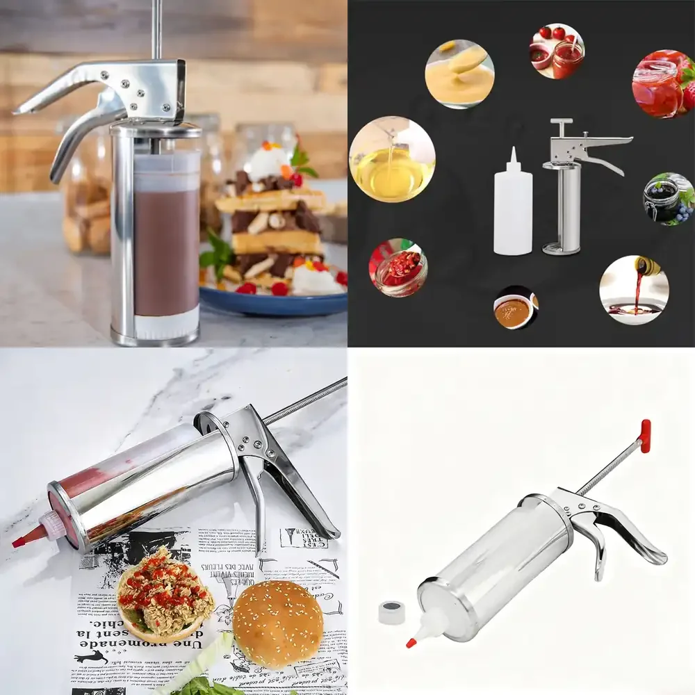 Stainless Steel Sauce Dispenser Machine Hamburger Tomato Sauce Hamburger Salad
Stainless Steel Sauce Dispenser Machine Hamburger Tomato Sauce Hamburger Salad