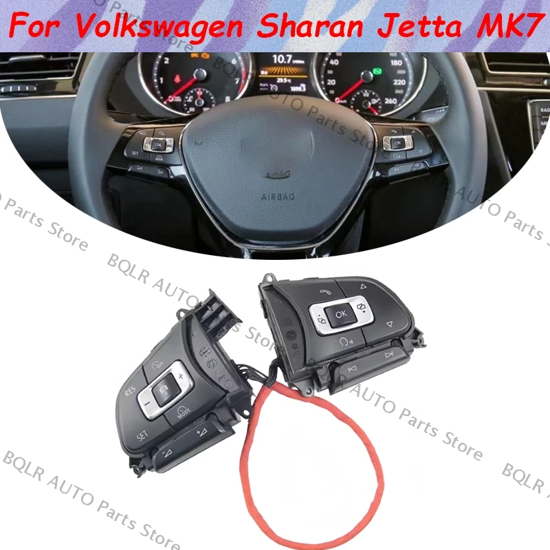 Steering Wheel Button Multi-Function Button 2K0959442A 2K0 959 442 A For Volkswagen Sharan Jetta MK7
Steering Wheel Button Multi-Function Button 2K0959442A 2K0 959 442 A For Volkswagen Sharan Jetta MK7